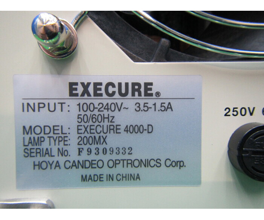【全品割引】A29. HOYA UV照射システム EXECURE-4000。通電動作可。専門ではないので詳細な確認は未確認です。https://youtu.be/K9U-EUyipI0 その他