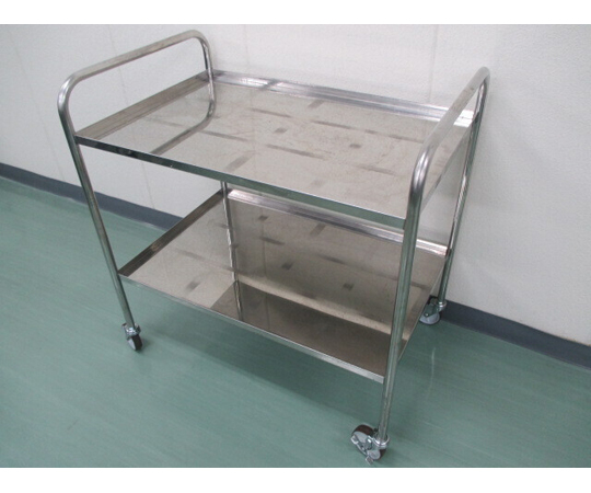 取扱を終了した商品です］44-1169-44 【中古品】ワゴン（SUS 2段 磁性
