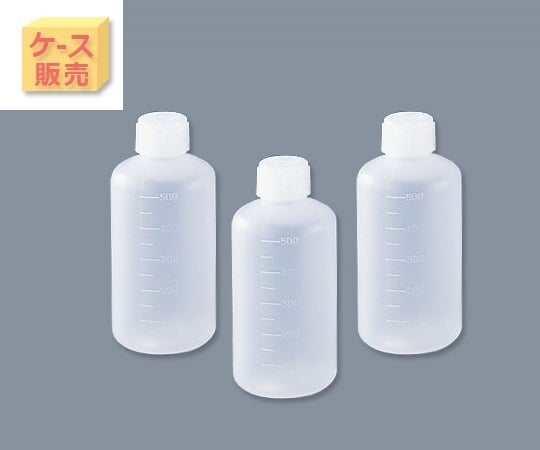 アズワン5-001-54アイボーイ（ケース販売）細口びん５００ｍＬ５０入【1箱(50本入)】(as1-5-001-54)