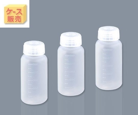 アズワン5-002-54アイボーイ（ケース販売）広口びん５００ｍＬ５０入【1箱(50本入)】(as1-5-002-54)