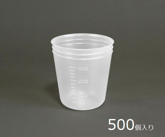 5-077-14 ディスポカップ（バキュームタイプ） 300mL 500個入 V-300C