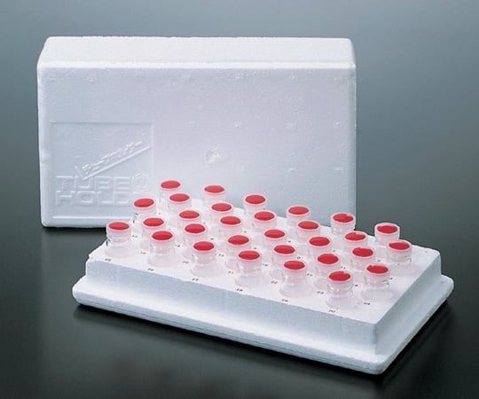 マルエム5-100-03ホルダー付サンプル管瓶5mL50本入【1箱(50本入)】(as1-5-100-03)