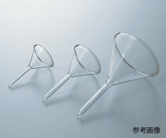 5-1017-01　硬質ガラス製角度付きロート　φ４５ｍｍ[個](as1-5-1017-01)