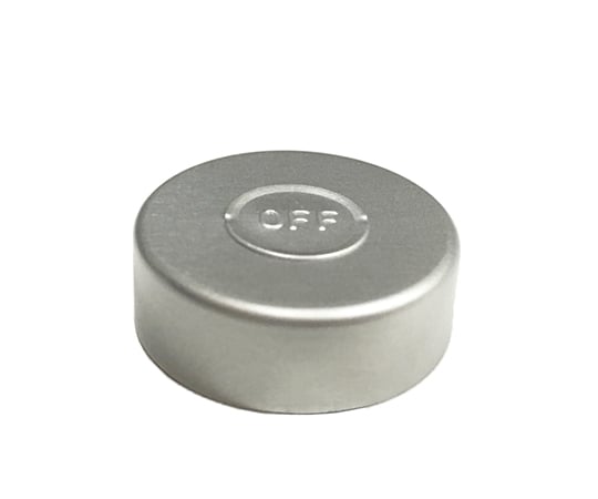 マルエム5-112-03バイアル瓶用ゴム栓アルミキャップNo.2~8用【1個】(as1-5-112-03)