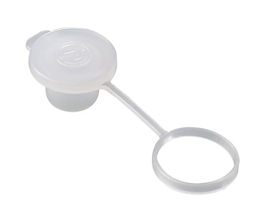 マルエム5-112-04バイアル瓶用ゴム栓ポリ栓(リング付き)No.2～8用【1個】(as1-5-112-04)