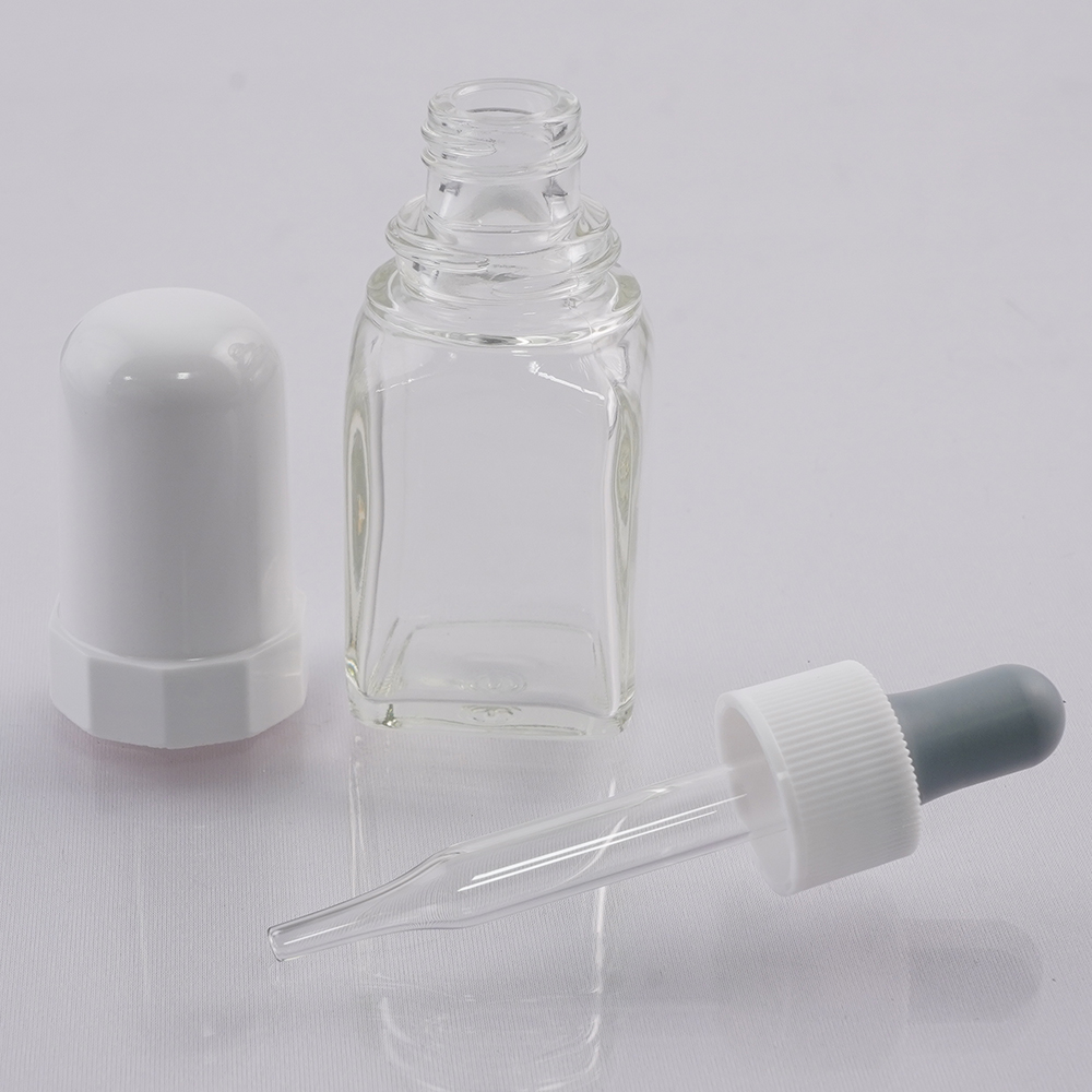 5-134-03 スポイド瓶(角型ガラス製) 30mL 透明 【AXEL】 アズワン