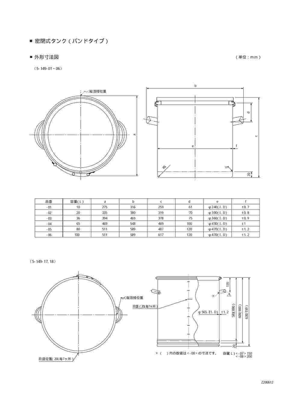 角型パッキン式タンク ３０型 【アズワン】 - おもちゃ、教材