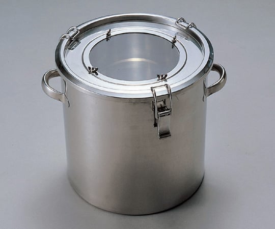 5-152-06ノゾキ窓（ポリカーボネート）付密閉タンク１０Ｌ【1個】(as1-5-152-06)