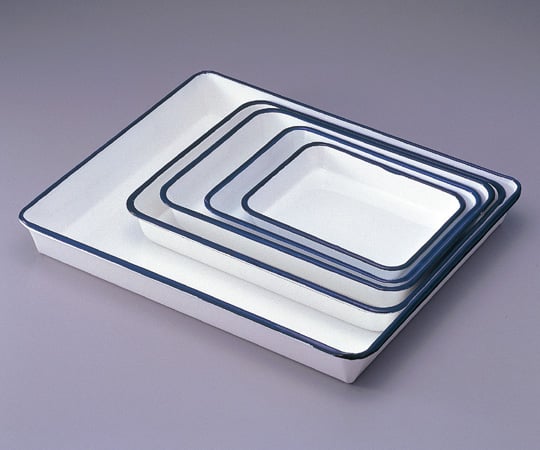 5-176-04ホーローバット四ッ切（370×320×50mm）【1個】(as1-5-176-04)