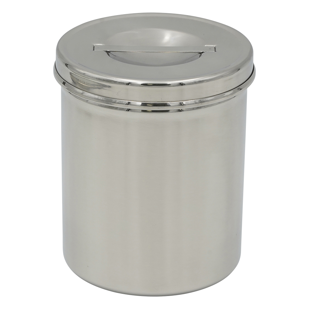 ステン万能缶　（フタ取手付き）　φ120×150mm