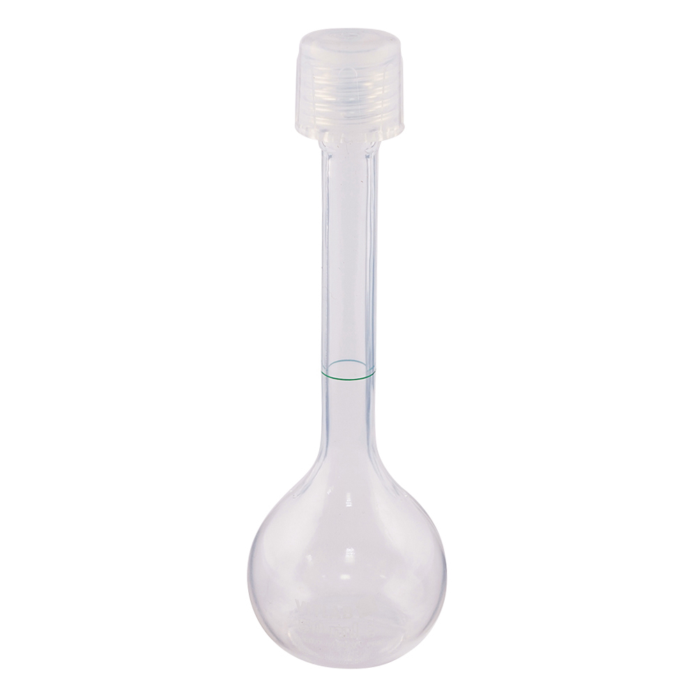 PFAメスフラスコ 50mL 英語版校正証明書付