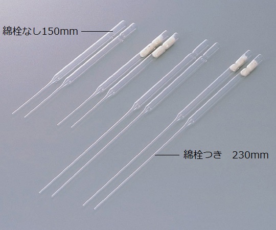 5 4033 02 パスツールピペット 綿栓つき 230mm 1000本入 9260201 Axel アズワン