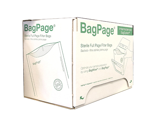 バッグミキサー（R）ミキサー用袋 フィルター付き 1袋（500枚入） BAGPAGE400