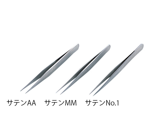 あさん専用まとめ買いセット 取扱を終了した商品です］18-8ステンレスピンセット サテンAA 5-5660