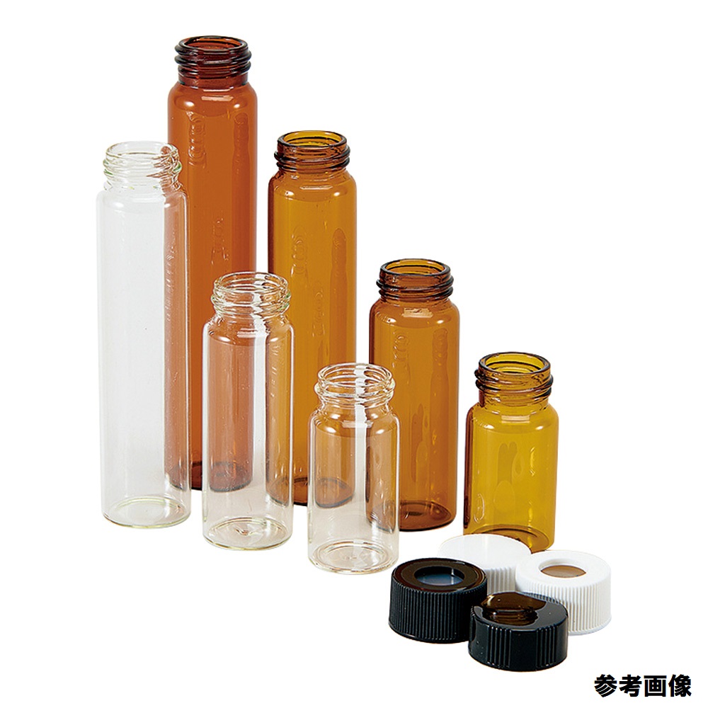 51-0001-25 アズワンサンプル管瓶 茶色 20mL 1箱（100個入り）