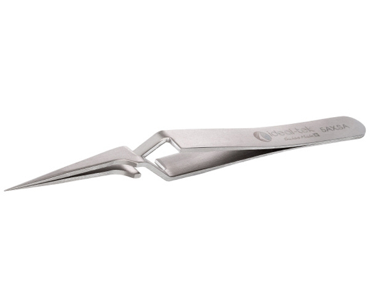 54-0051-30 先端幅0.20mm 全長115mm 逆作用ステンレスピンセット（耐酸