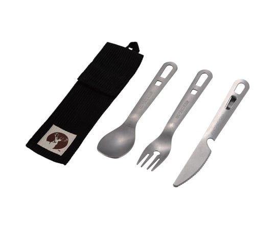 ステンレスカトラリー 3本セット ケース付き キャプテンスタッグ UH