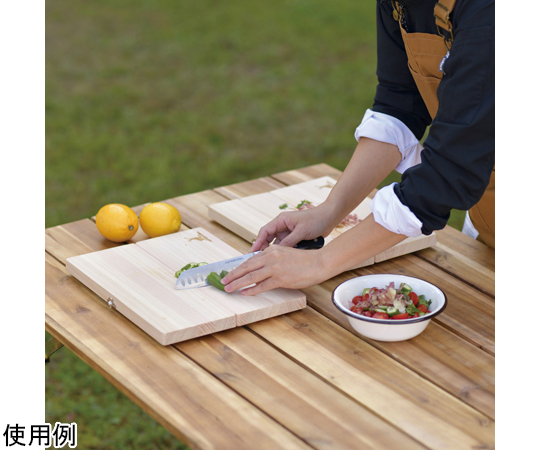 ウッドディグ ひのきまな板包丁セット キャプテンスタッグ UP-2719