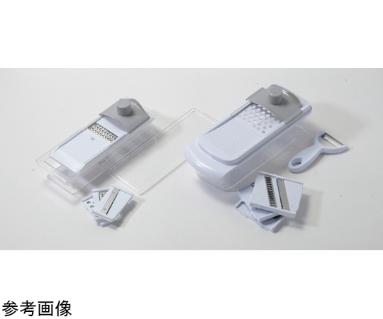 野菜調理器セット ワイド Simplice ピーラー付き 容器付き 4プレート C