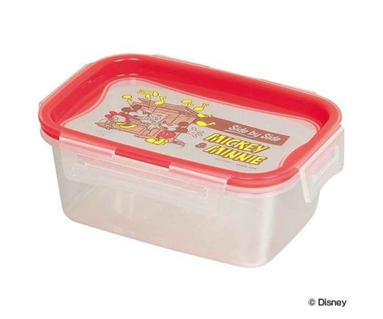 保存容器 ミッキー＆ミニー 長方形 M 440ml プラスチック製 WD-9057