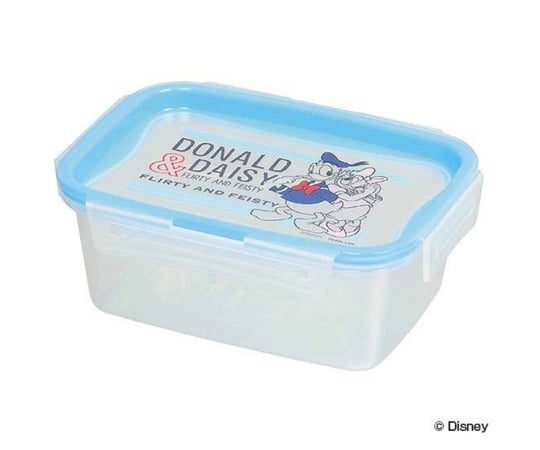 保存容器 ドナルド＆デイジー 長方形 L 600ml プラスチック製 WD-9058