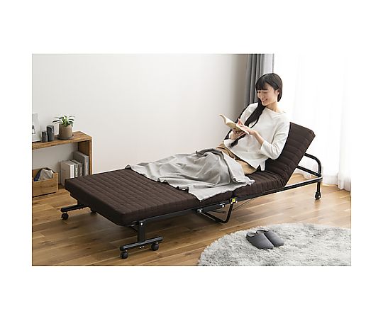 104151 折りたたみベッド ベーシック ブラウン OTB-BRN - as kitchen