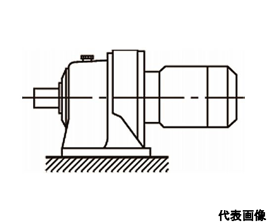 サイクロ減速機 6000シリーズ 三相モータ直結形(横形・脚付・屋外)