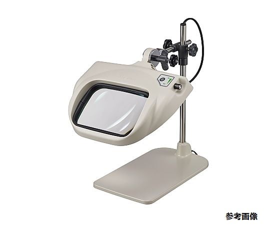 54-1340-64 LED照明拡大鏡 レンズ無 スタンダード OLIGHT5YG-B 【AXEL