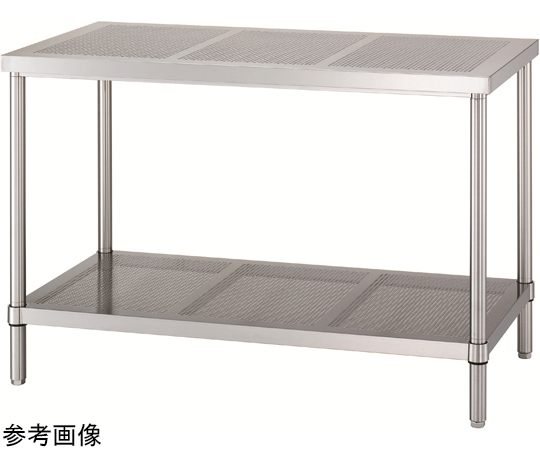 【最終値下げ！】ステンレス作業台 SUS430 750x600x800mm 送料無料】 サカエ ステンレス作業台 SUS430 角パイプ脚 耐荷重300kg