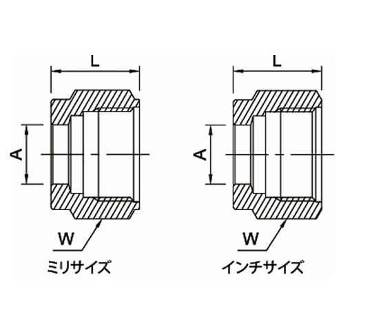 54-1917-13 V-Lok継手 ナット インチサイズ VUW-6.35N-V 【AXEL】 アズワン