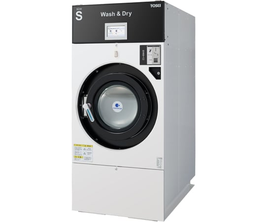 54-4589-46 コイン式洗濯乾燥機 塗装モデル ホワイト SF-155C-T 【AXEL