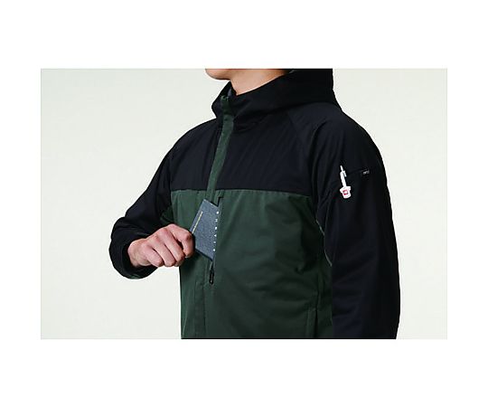 ストレッチパーカー 3230-60-XL アッシュグレー