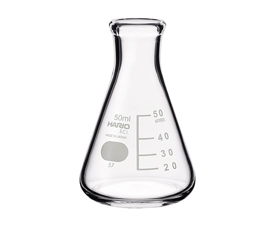 柴田科学6-017-01三角フラスコ(目安目盛付き)50mL【1個】(as1-6-017-01)