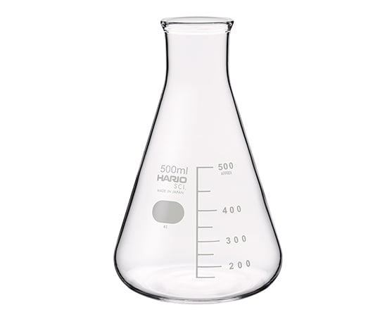 柴田科学6-017-05三角フラスコ（目安目盛付き）500mL【1個】(as1-6-017-05)