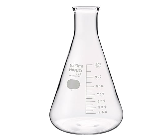柴田科学6-017-06三角フラスコ(目安目盛付き)1000mL【1個】(as1-6-017-06)