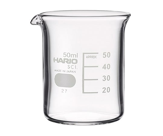 柴田科学6-214-02ビーカー（目安目盛付き）５０mL【1個】(as1-6-214-02)