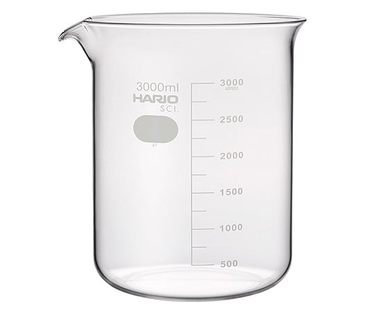 柴田科学6-214-09ビーカー(目安目盛付き)3000mL【1個】(as1-6-214-09)