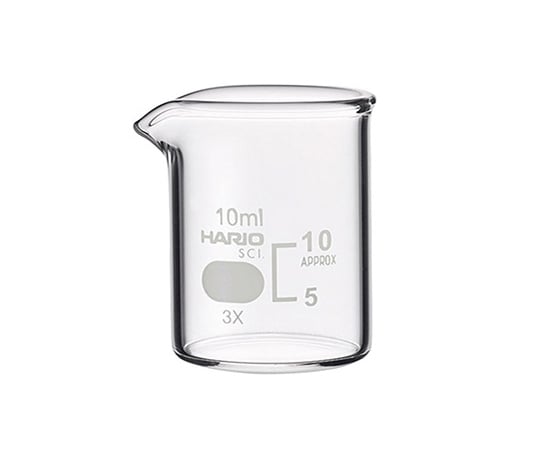 柴田科学6-214-12ビーカー(目安目盛付き)10mL【1個】(as1-6-214-12)