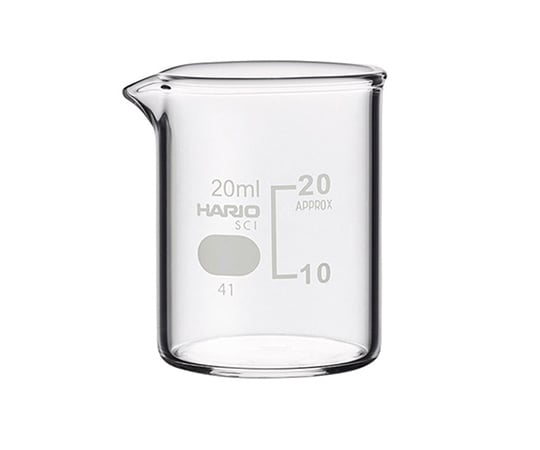 柴田科学6-214-13ビーカー（目安目盛付き）２０mL【1個】(as1-6-214-13)