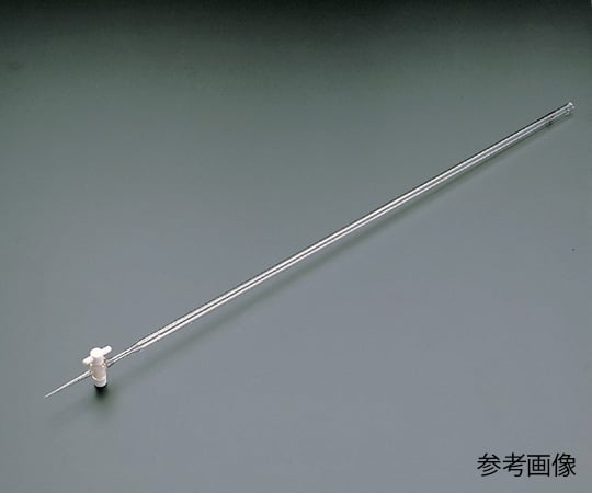 【校正対応】6-253-02ビュレット硼珪酸ガラス製PTFE活栓付白10mL【1本】(as1-6-253-02)