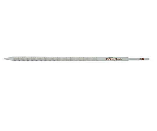 6-278-05 メスピペット GP型（大穴・先端目盛・DUROBAX（R）） 20mL