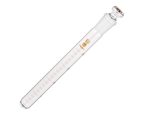 マルエム6-298-02共栓試験管・遠沈管（浸透焼付目盛付き）20mL丸底【1箱(10本入)】(as1-6-298-02)