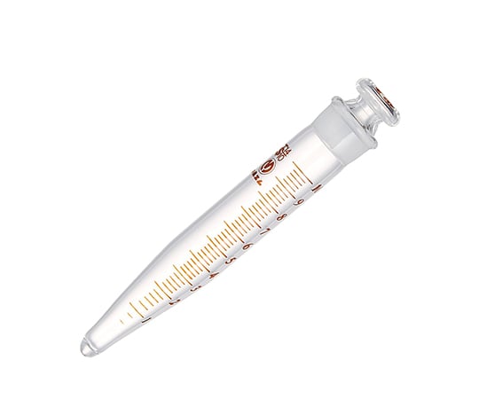 マルエム6-298-05共栓試験管・遠沈管（浸透焼付目盛付き）10mLスピッチ【1箱(10本入)】(as1-6-298-05)