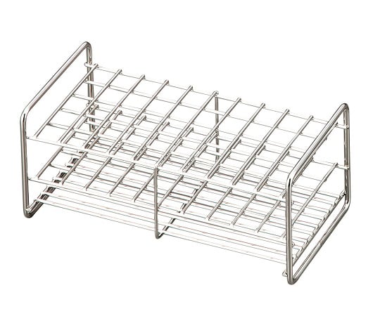 三和化研工業6-302-03ステンレス製試験管立φ13mm5×10配列SS13-50【1個】(as1-6-302-03)