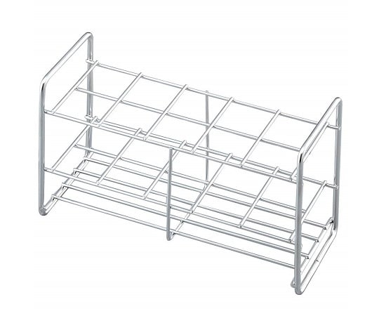 三和化研工業6-302-19ステンレス製試験管立φ３０ｍｍ２×５配列ＳＳ３０－１０【1個】(as1-6-302-19)