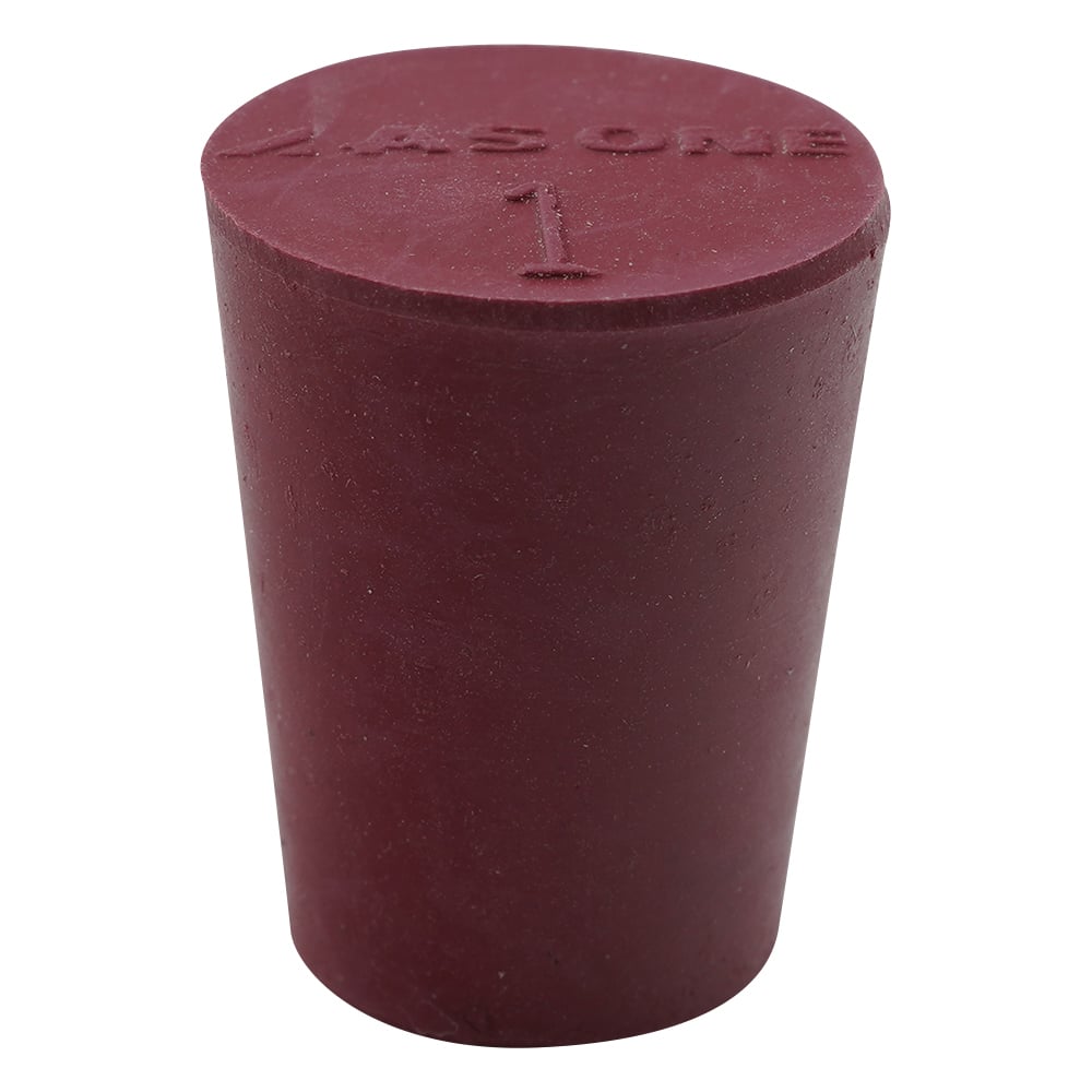 6-337-01 Red Rubber Plug 1 Pc 1 【AXEL GLOBAL】ASONE