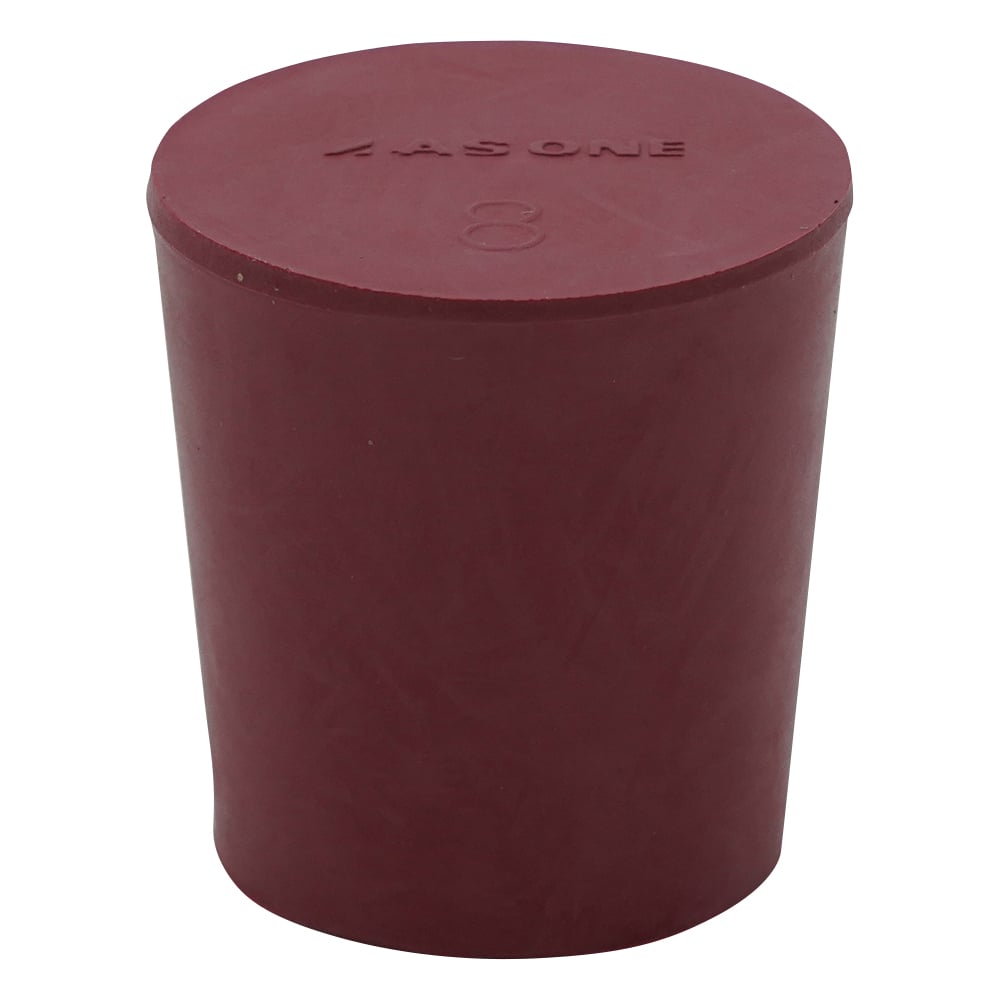 6-337-08 Red Rubber Plug 1 Pc 8 【AXEL GLOBAL】ASONE