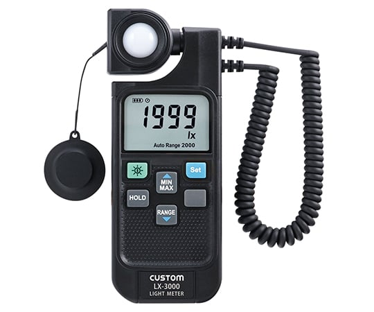 カスタム6-4047-22-20　デジタル照度計　校正証明書付 LX-3000