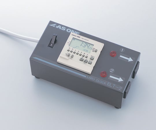 アズワン6-5714-01ラボクロックプログラマブルタイマー7日間×AM・PM設定ELT-2【1台】(as1-6-5714-01)