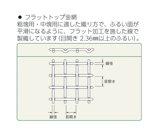 ふるい(試験用・鉛フリー)SUS普及型　φ200mm（深さ60mm）　目開き　4.75mm JTS-200-60-20